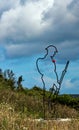 In Padstow Park War Memorial a soldierÃ¢â¬â¢s silhouette and outline